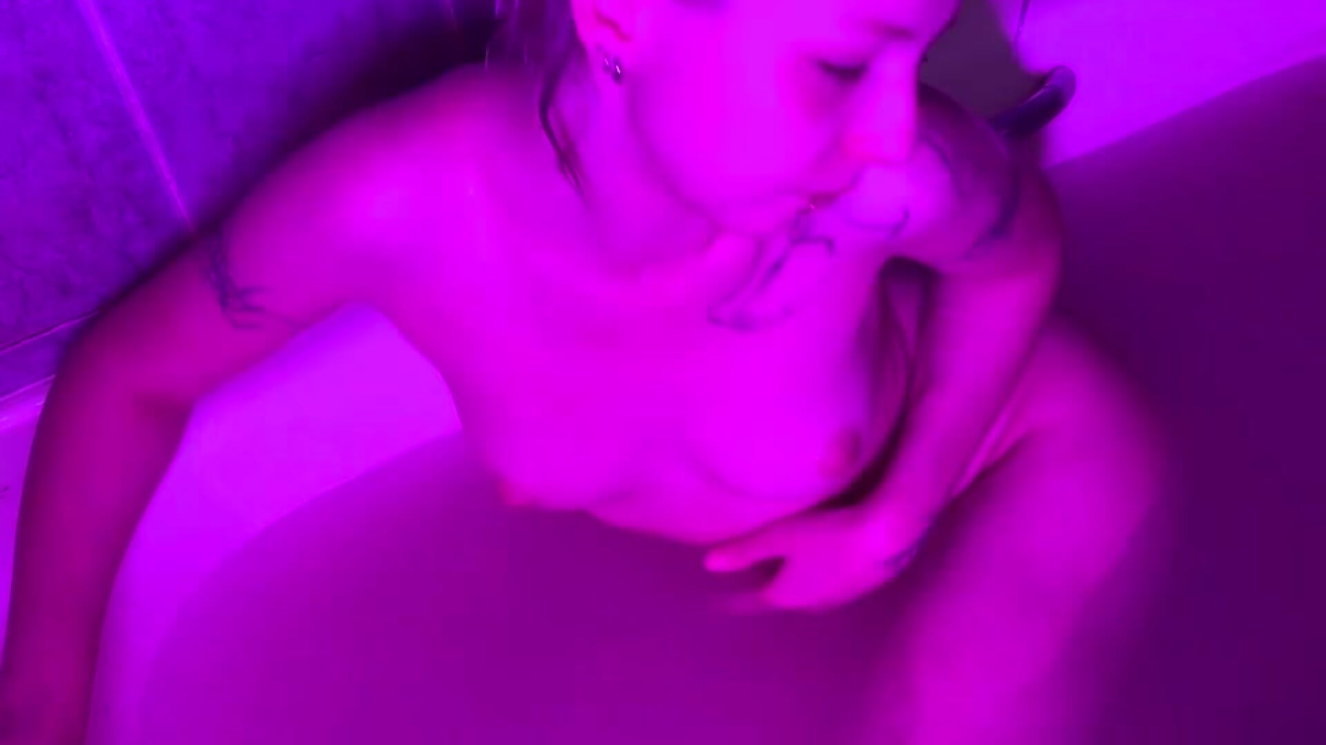 nude in the bathroom