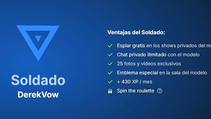 Beneficios Club De Fans 💙💜❤️ - video van Derek_Vow cam-model