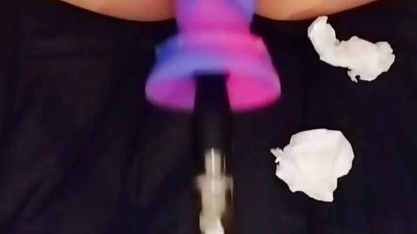 Fuck Machine Ultra High Pussy Close Up - 10inch Tentacle
