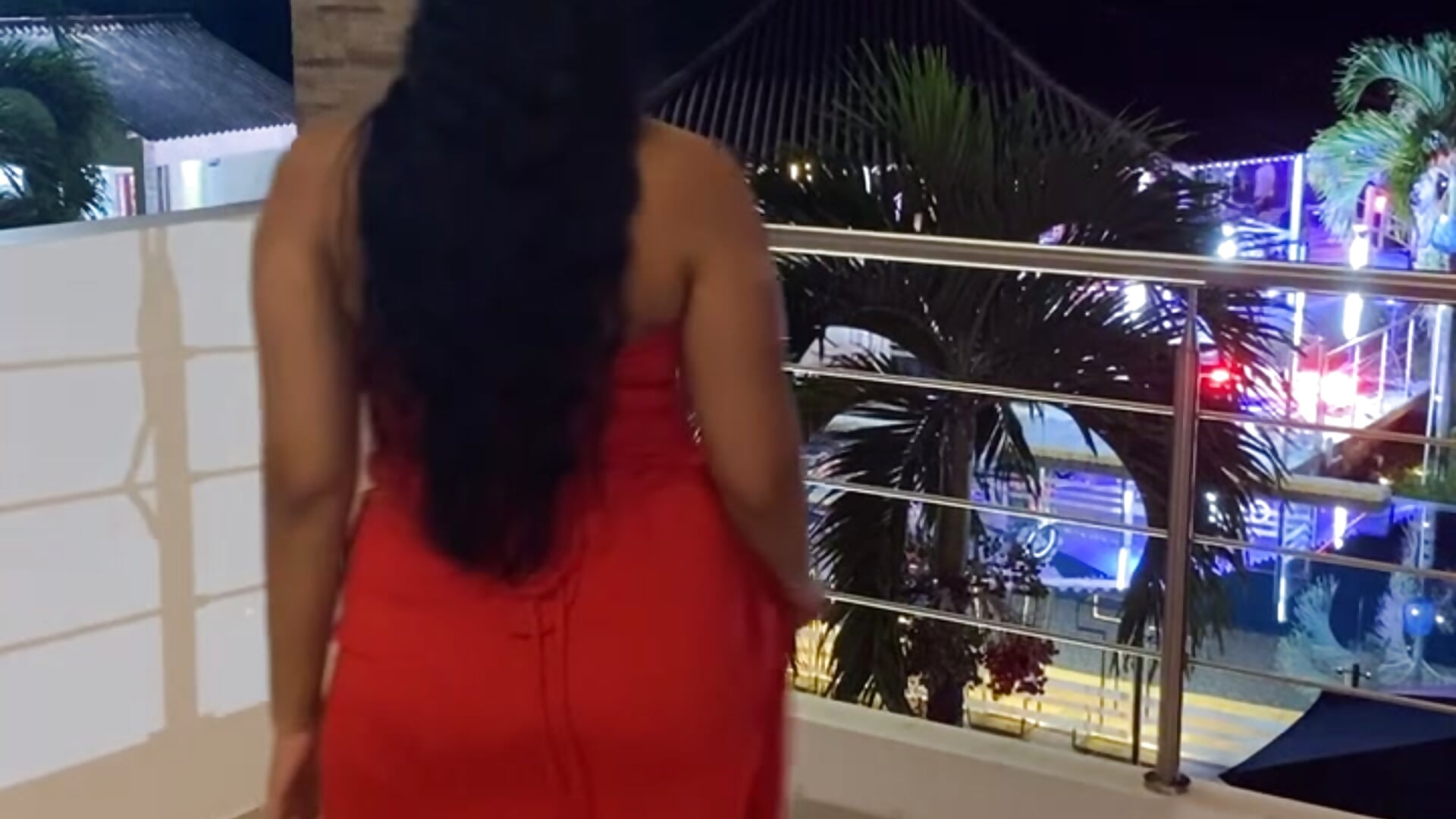 I love my red dress - video by AlaraKeys cam model