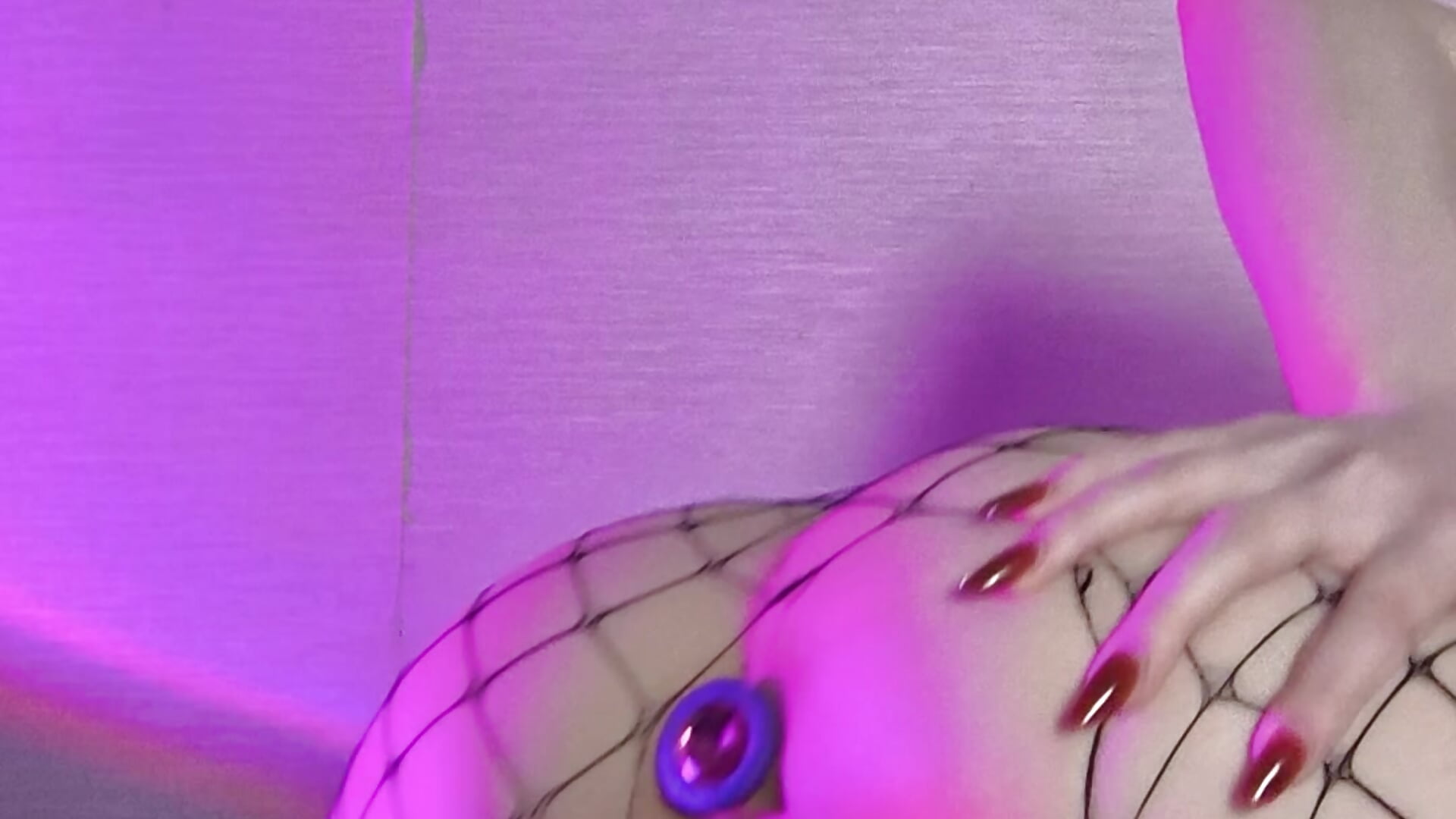 I'm playing with a dildo and an anal plug!
