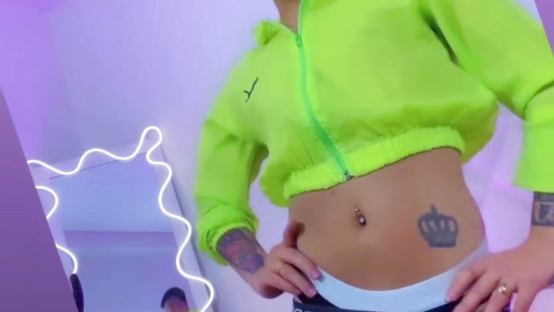 green hot 💚💥 - vídeo de la modelo de cam samy_lancaster