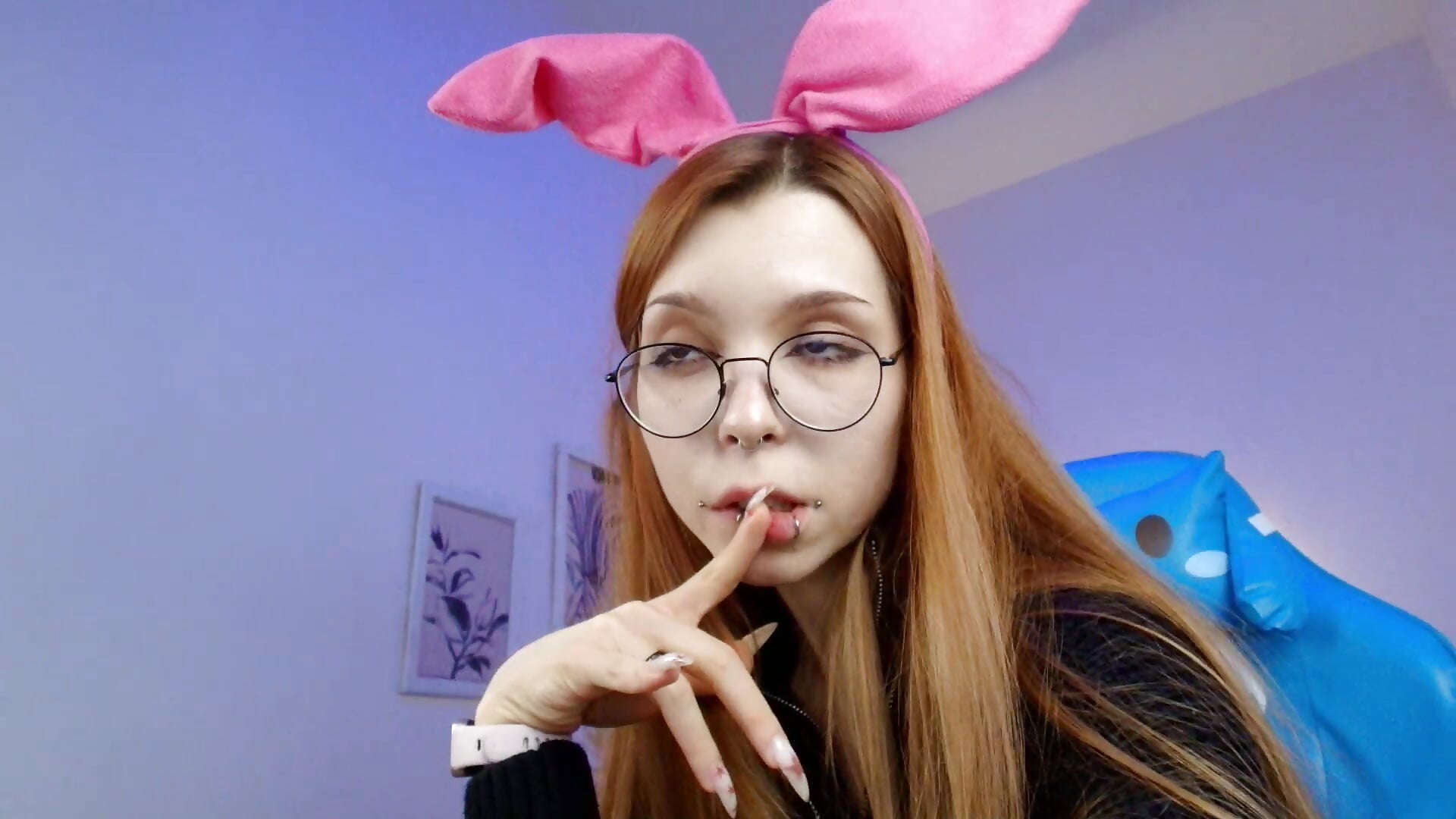easter bunny  ₍ᐢ ̥ ̮ ̥ᐢ  ₎ * - video by PinkAn8el cam model