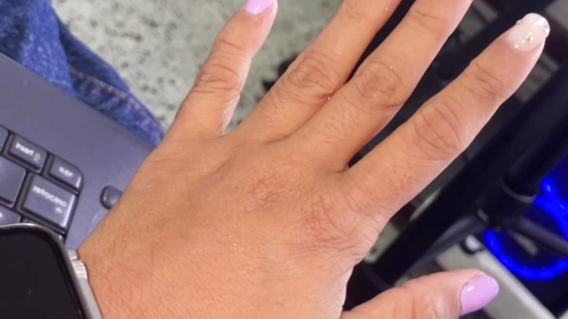 My nails 💅🏽 - video Shirleytaylor- kameramallilta