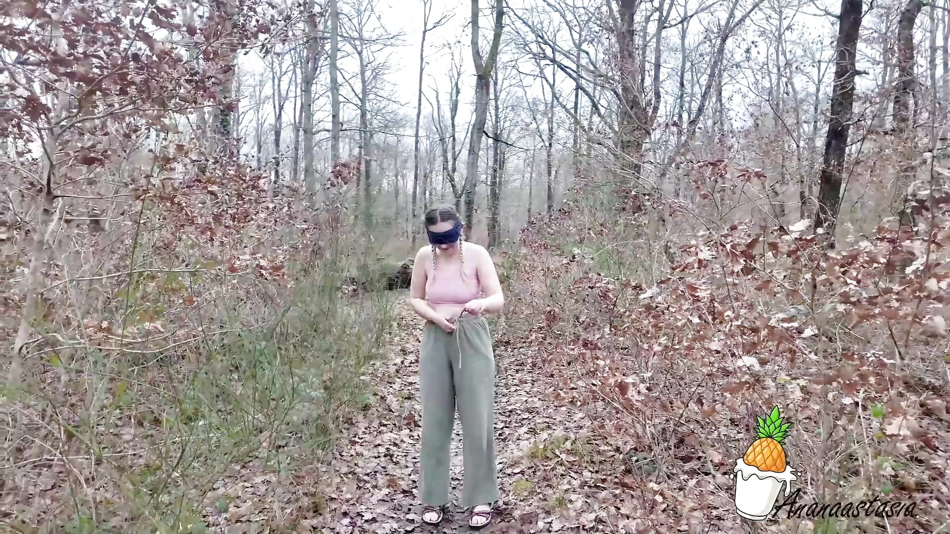 Abandoned Naked in Forest – 10 Challenges to Earn Clothes Back – Extreme Exhibition & Anal Final - video by AnastasiaDelacour cam model