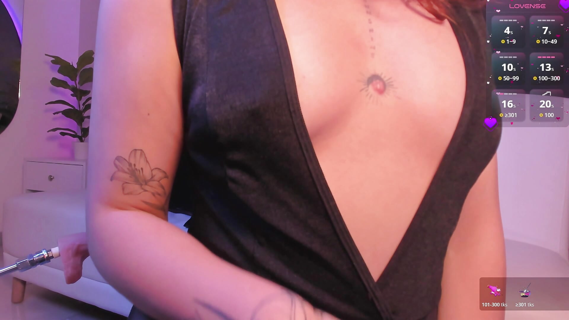 TATTOS - clip cu siena_arenas model videochat