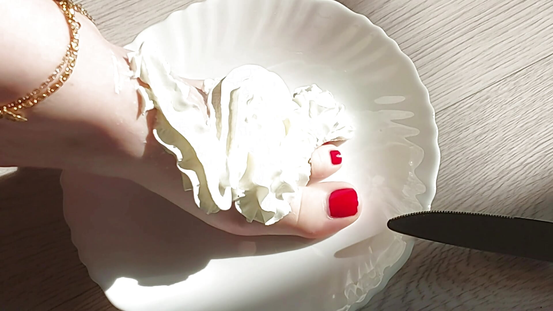 Your dinner, puppy #cream #roleplay #goddess #hotwife #pov #femdom #feet #humiliation #petplay