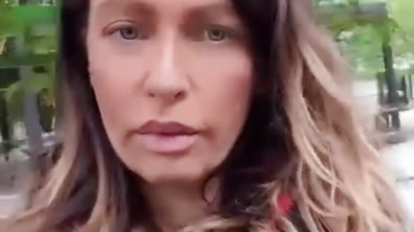 Walking out - video by DivineAmely cam model