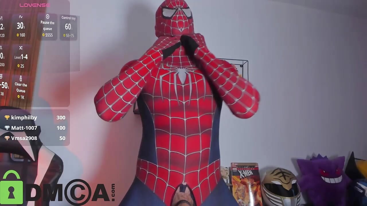 Spiderman dancing - vídeo de la modelo de cam SebastianMaximoff_