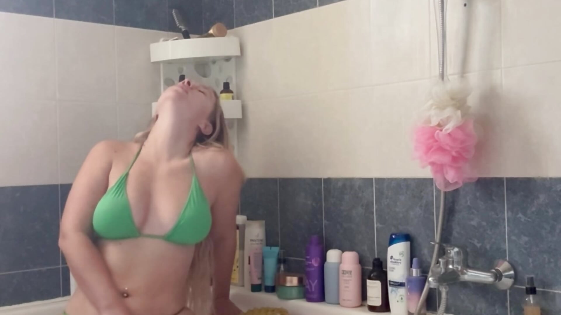 Caught me in the shower! Taught me a lesson