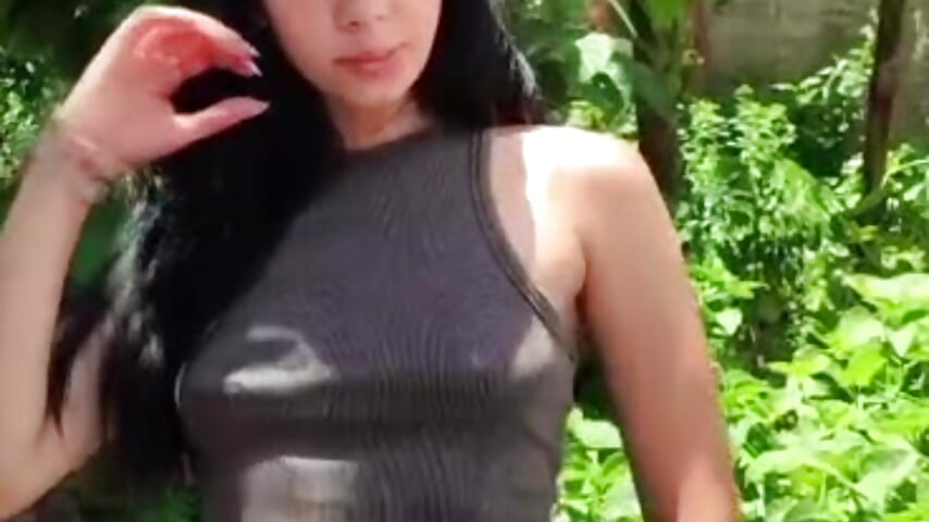 In the forest, recording day – video modela na kameri DarkSweetness69