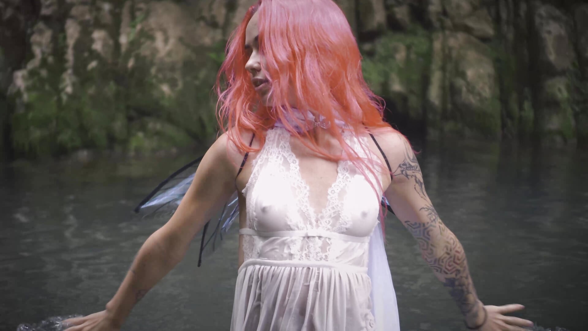 4K Fairy nymph cosplay - video by Sarah_Pink cam model