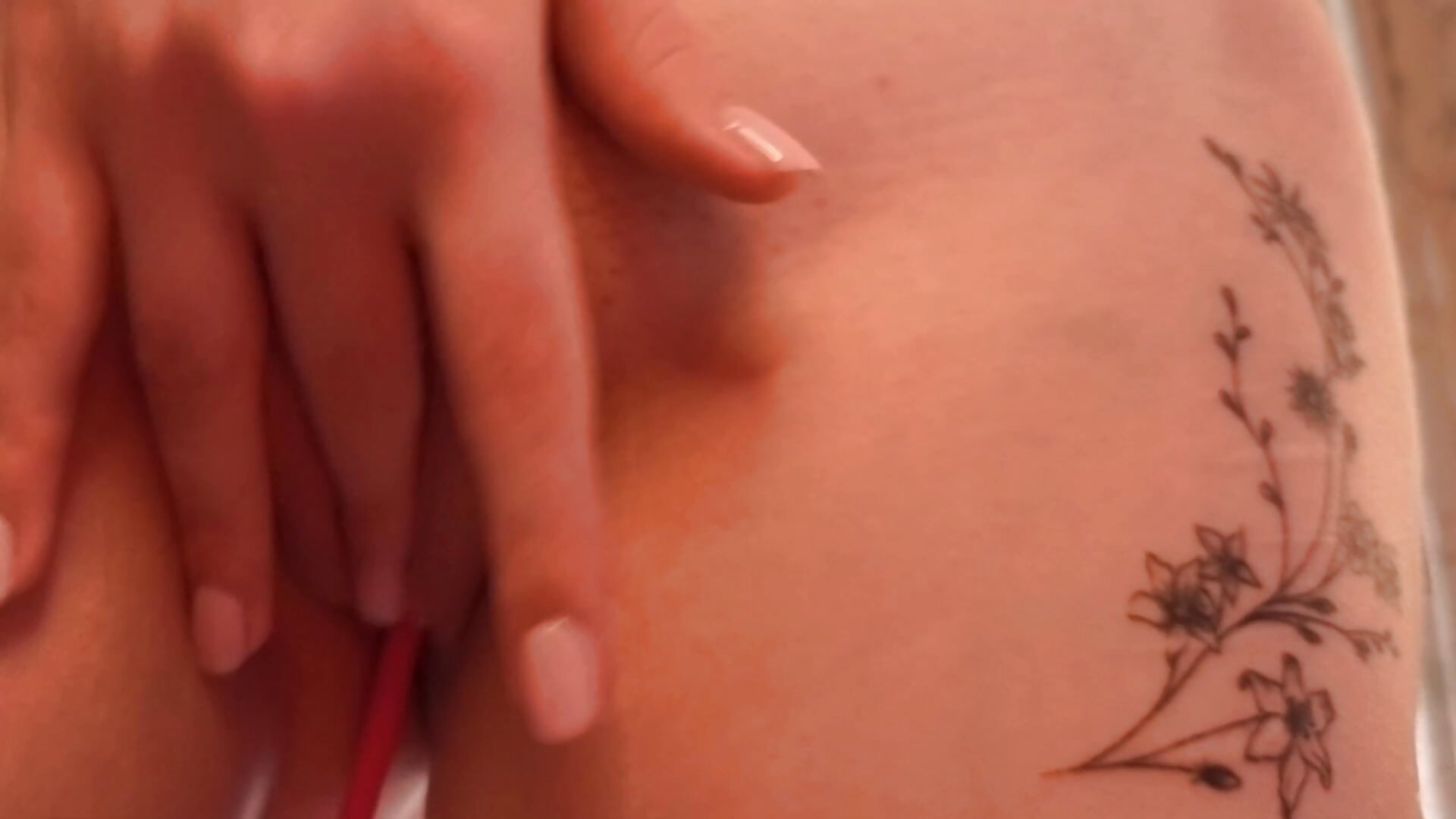 caressing my pussy