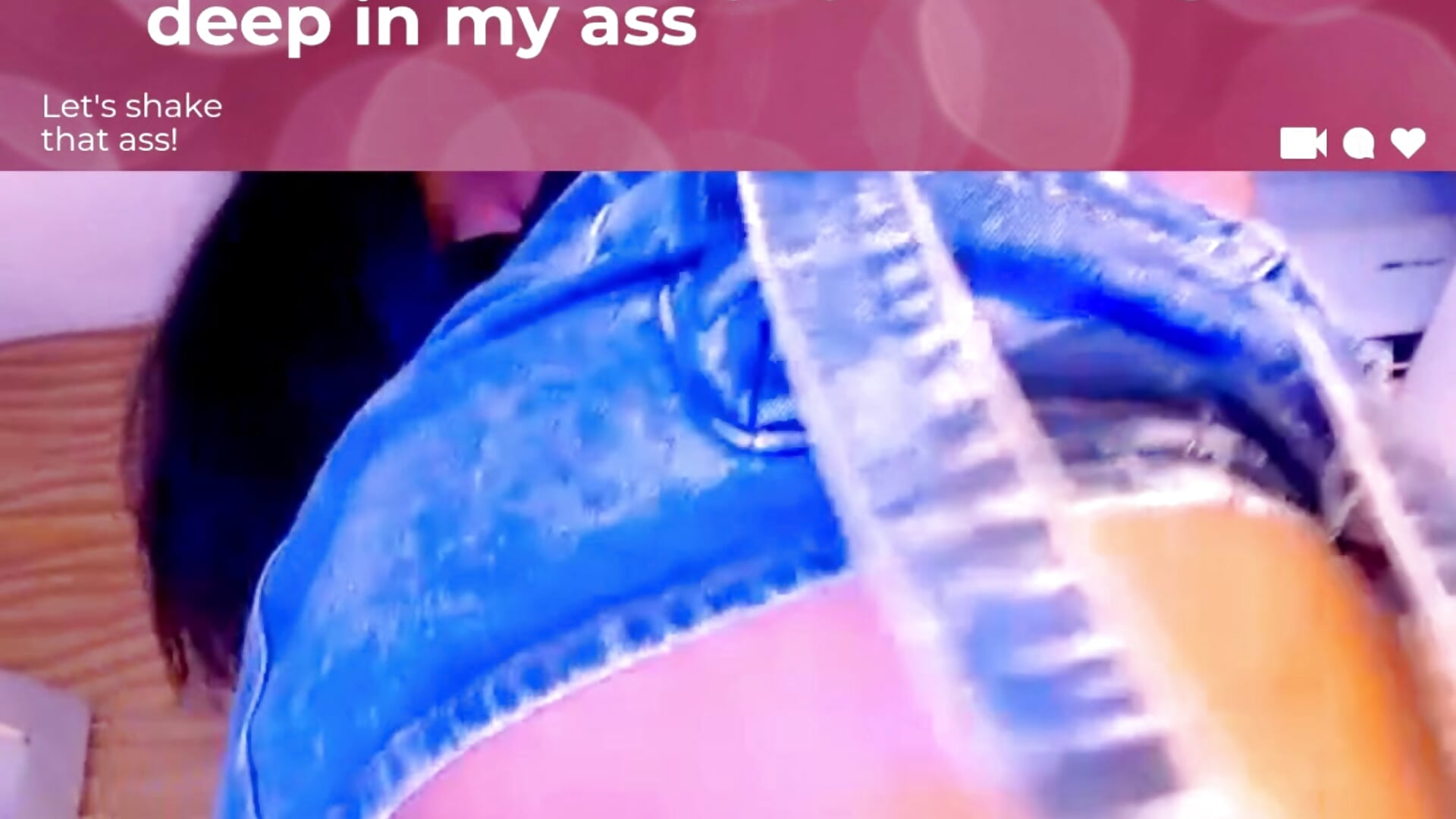 Tear off my shorts with your teeth and bury your tongue deep in my ass - відео від вебкаммоделі MariyaNovakie