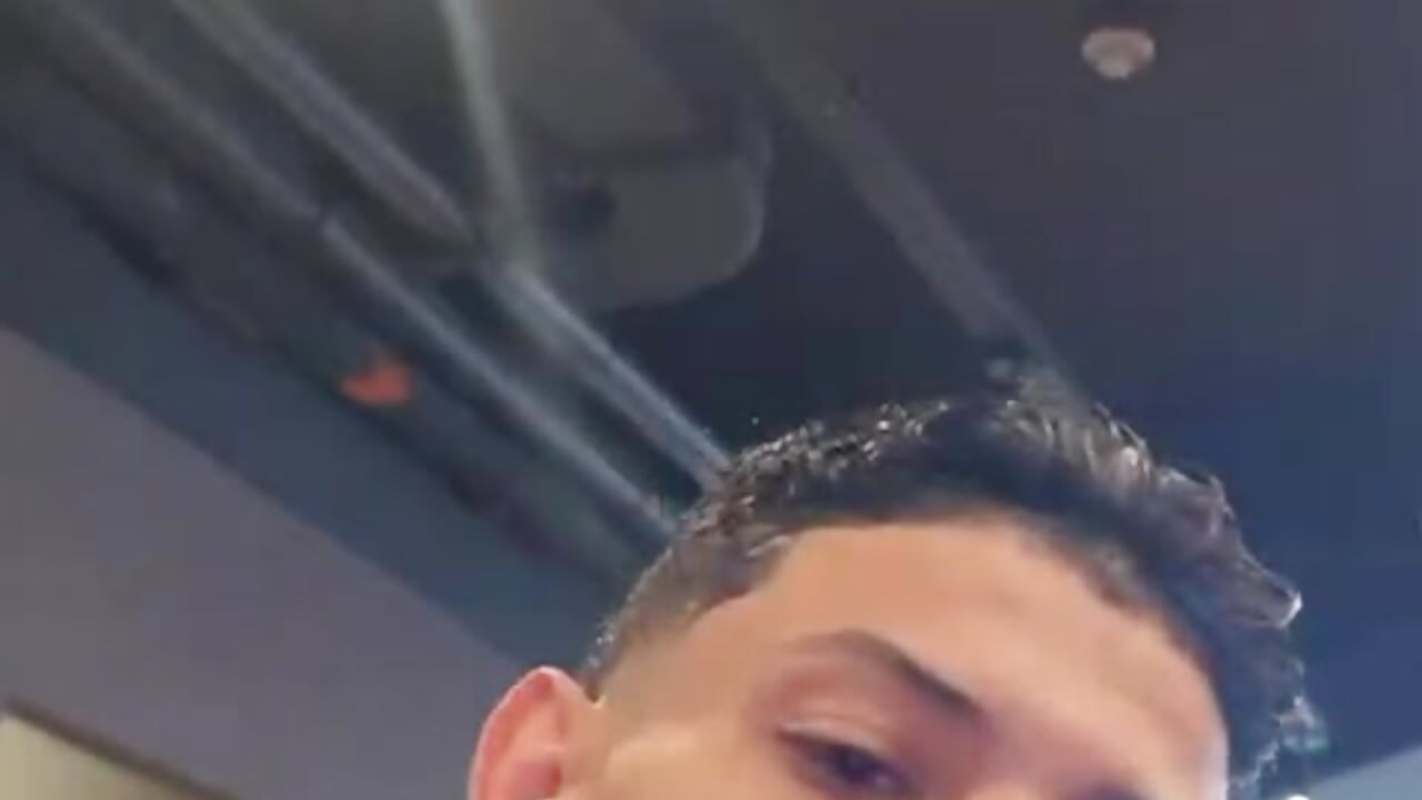 gym - vídeo de la modelo de cam waner_thom