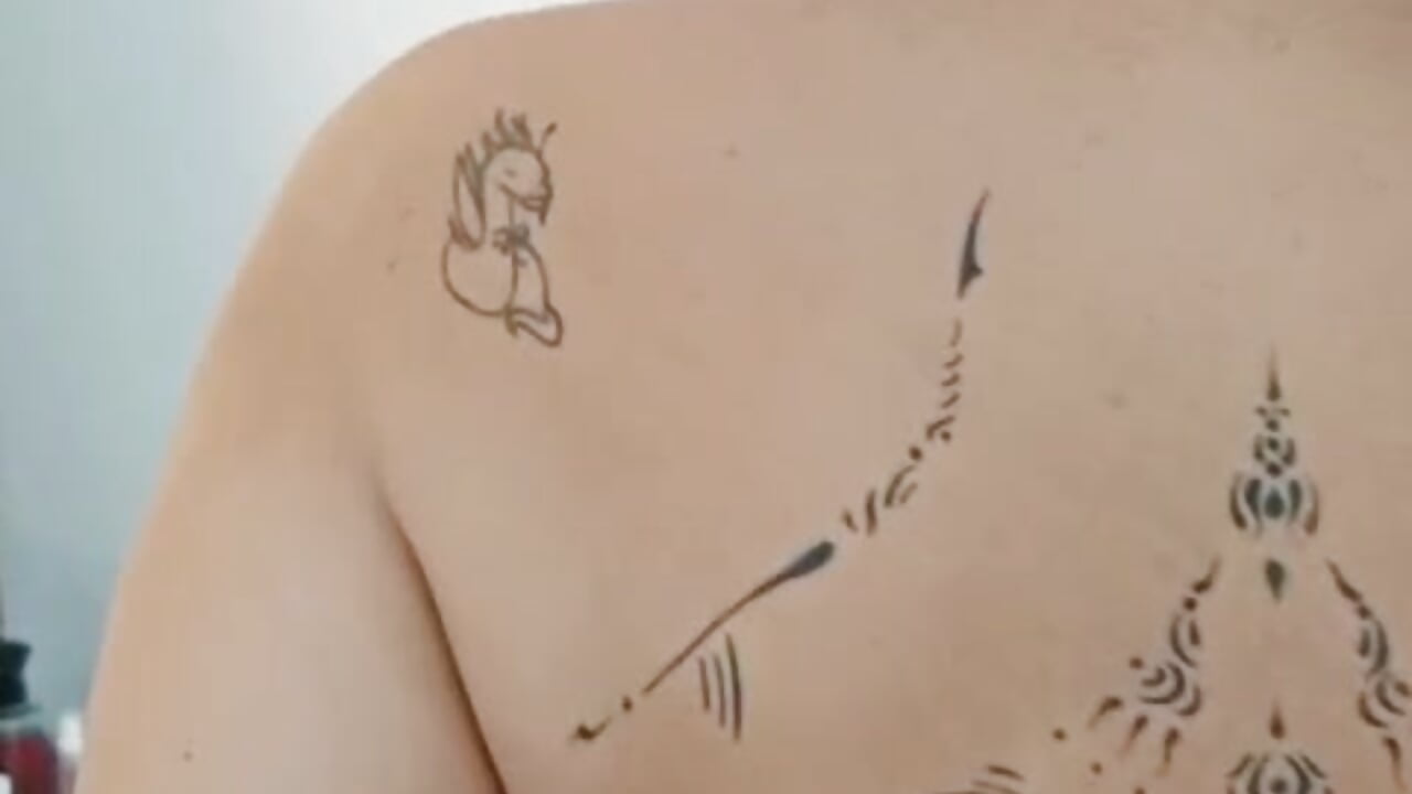 love my tattoo 🔥💕 – video modela na kameri LISIEMARGOTH