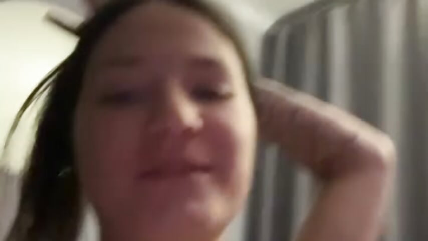 came on my face 😍 - video by chilhorny cam model