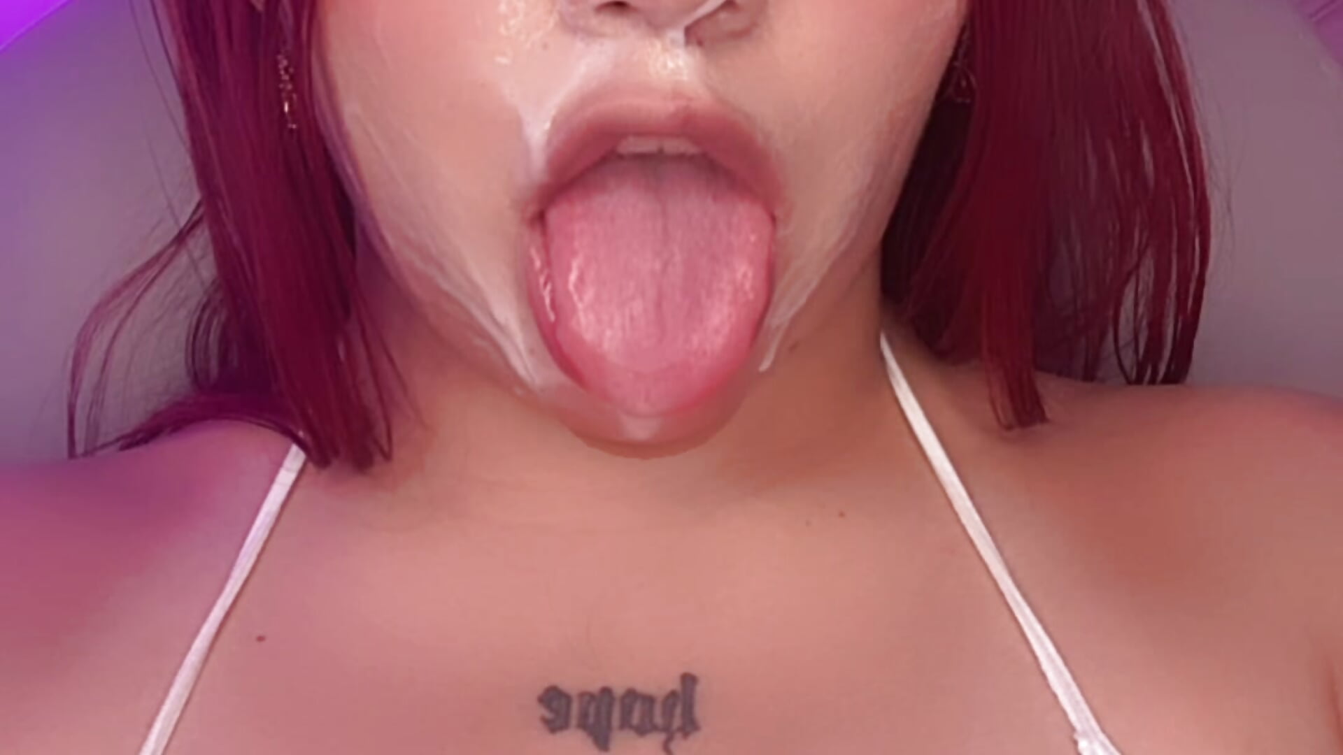 Ahegao saliva - Wen_01 캠 모델의 동영상