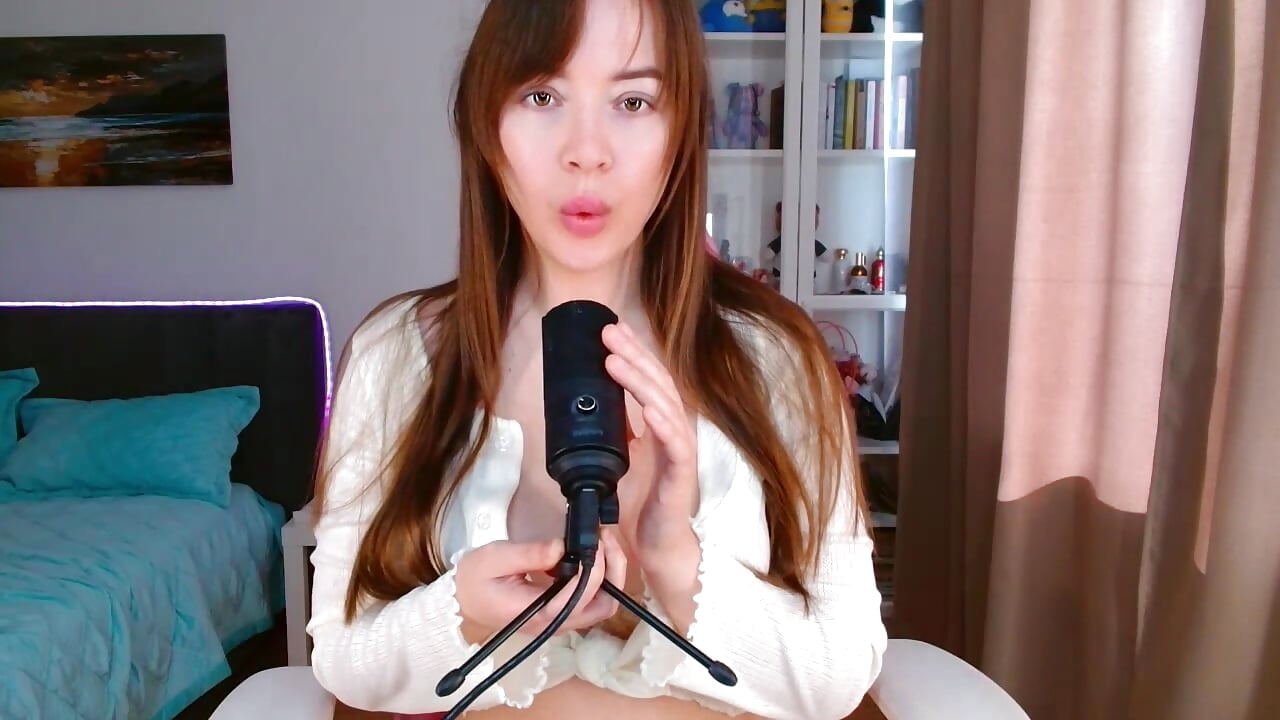 ASMR testing microphone - video by Eva_Allen cam model