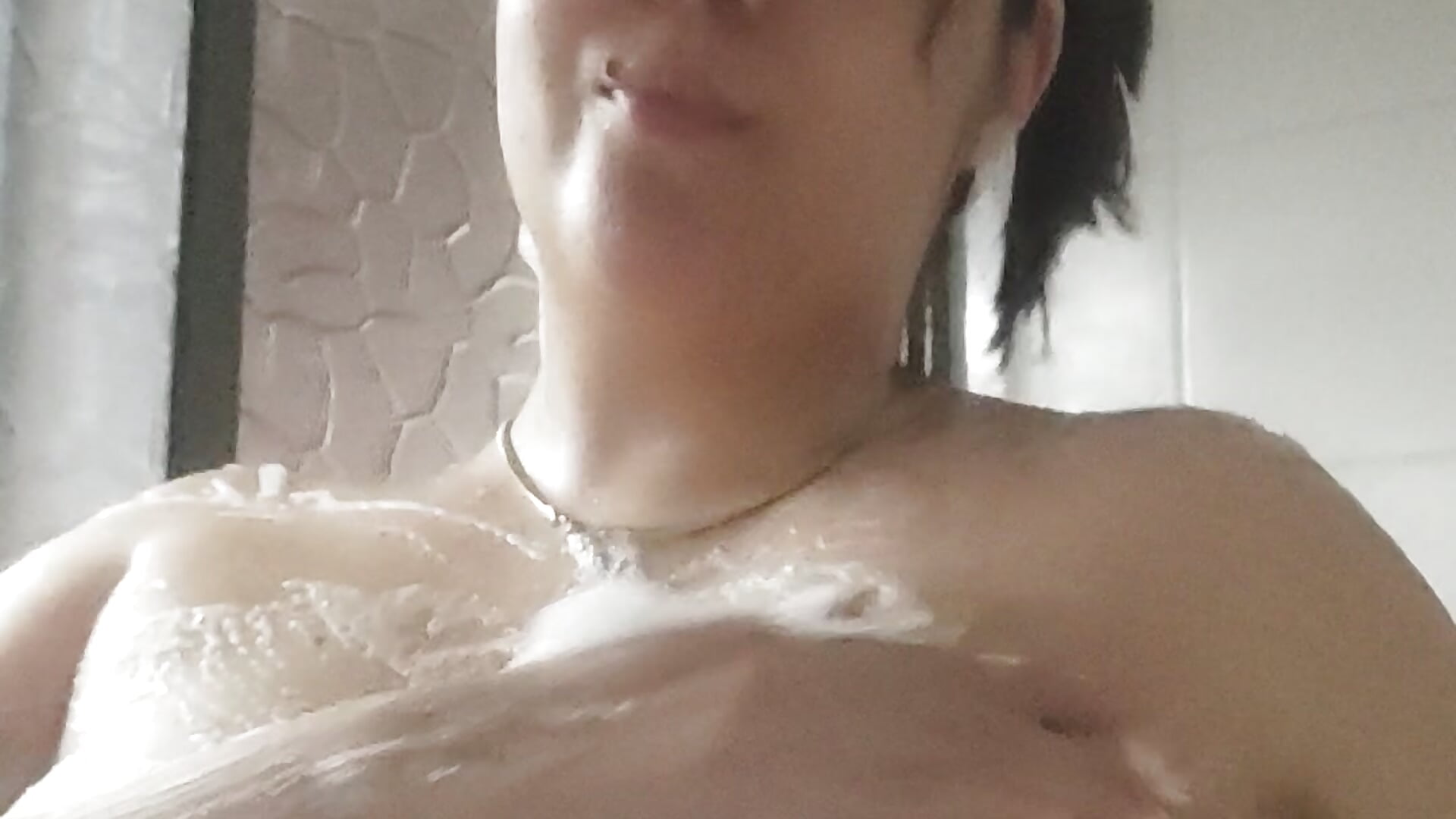 Soap on my tits