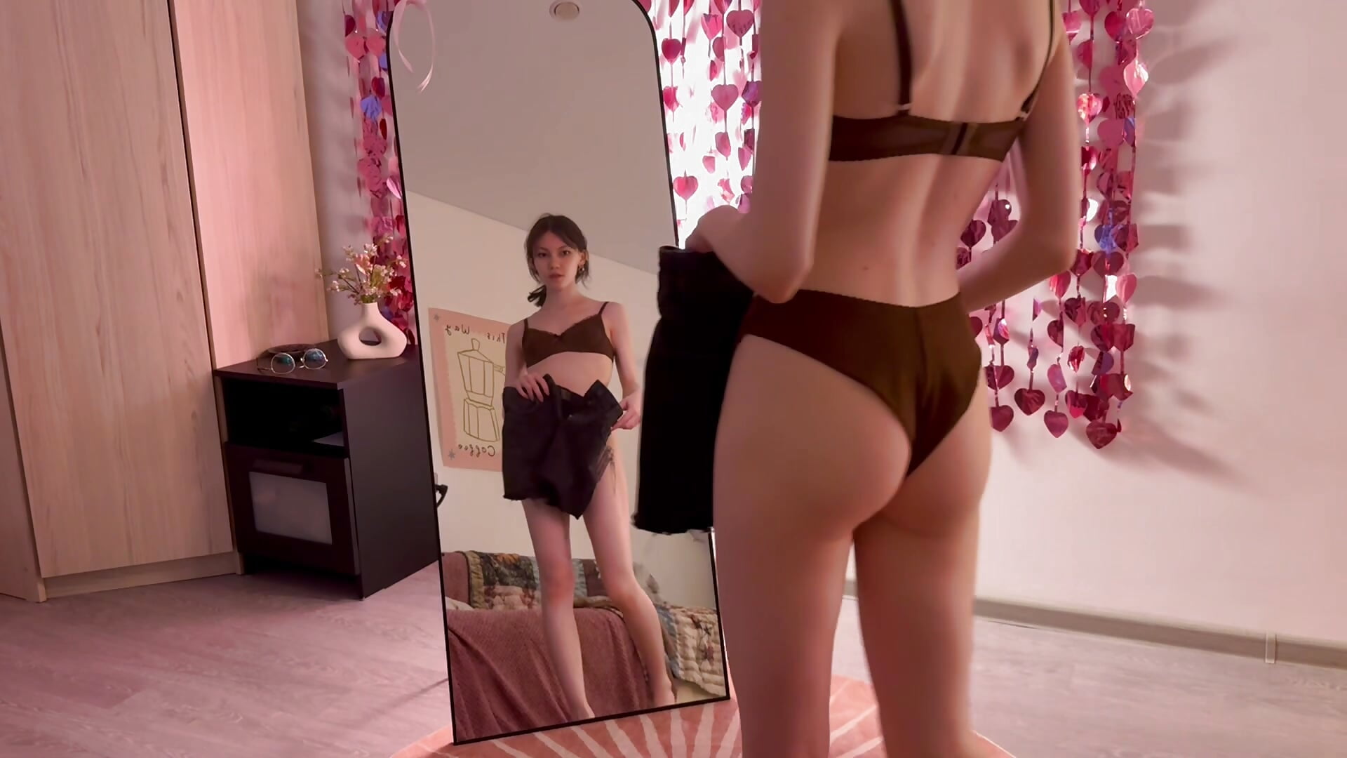 Trying on outfits ;)