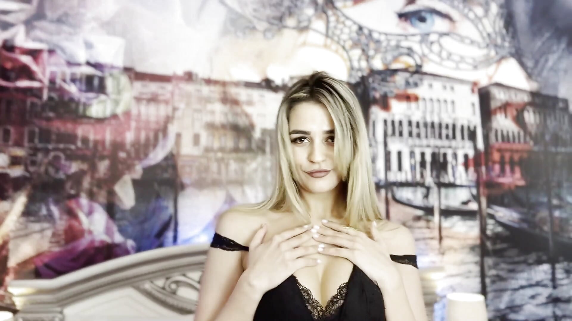 boobies tease and nipple pierce - video by SelenaRuss cam model