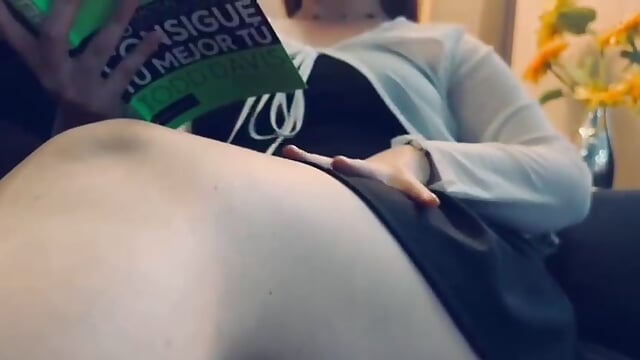 Reading a little...📖💖 - video by FoxieNova cam model