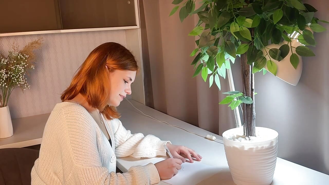 I'm drawing and I dream — filmik JamieBugna, modela(-lki) na kamerkach