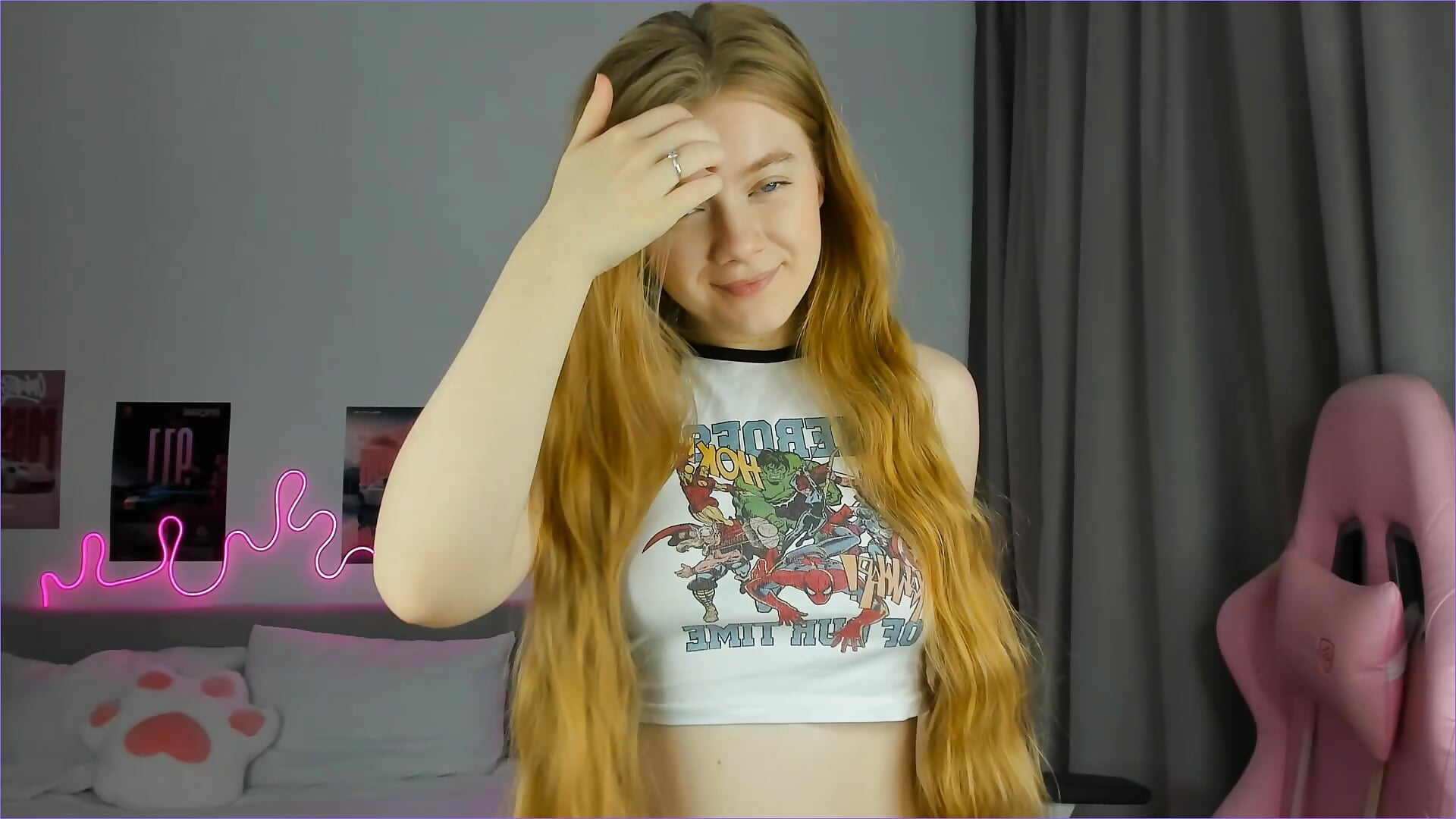 for connoisseurs of long hair and angelic bodies - فيديو من EvaRaee موديل الكام