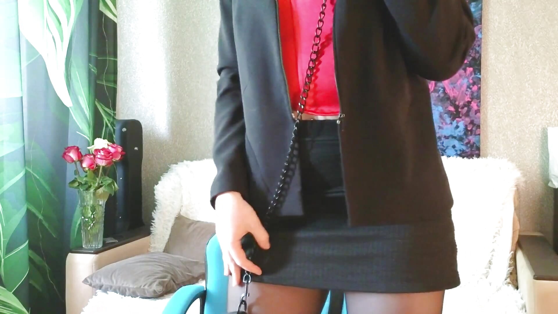 a little BDSM with feet and collar – video af Lanavi_Smile cam-model