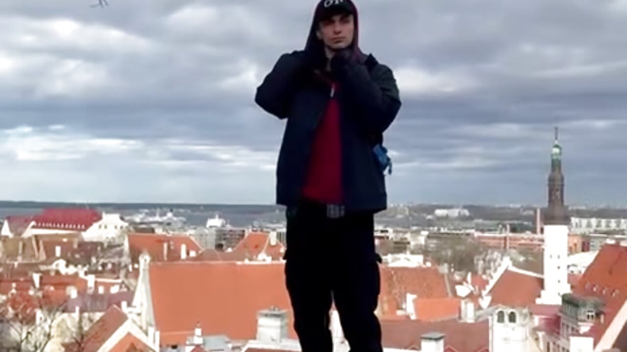In the city