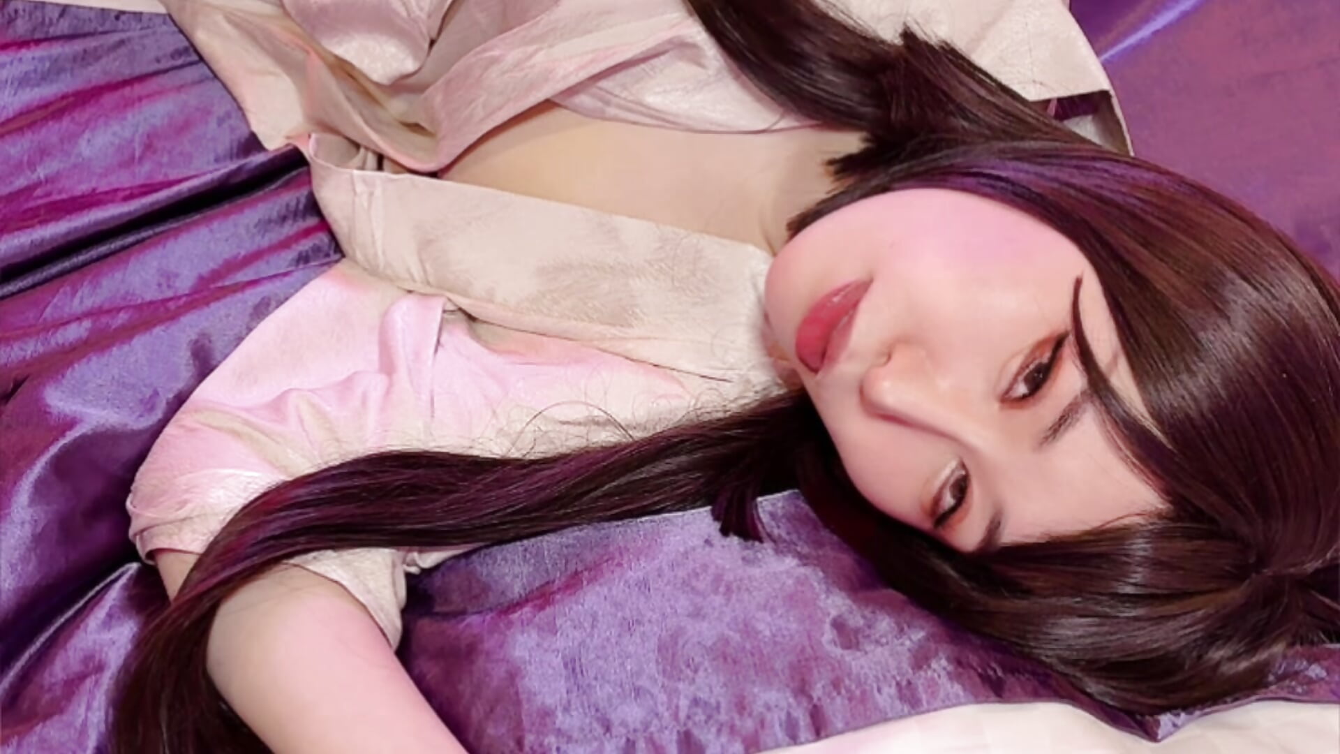 play with my hair - clip cu amachijyochan_xx model videochat