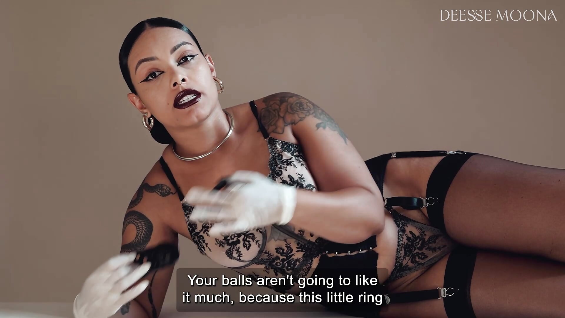 Chastity Cage Training - Accept Your New Cage - video oleh Deesse-Moona kamera model