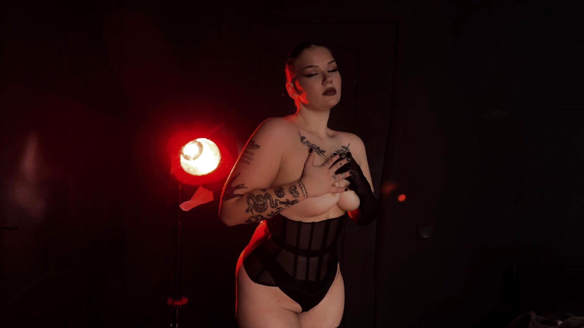 Wrapped in lace. Ruled by me.