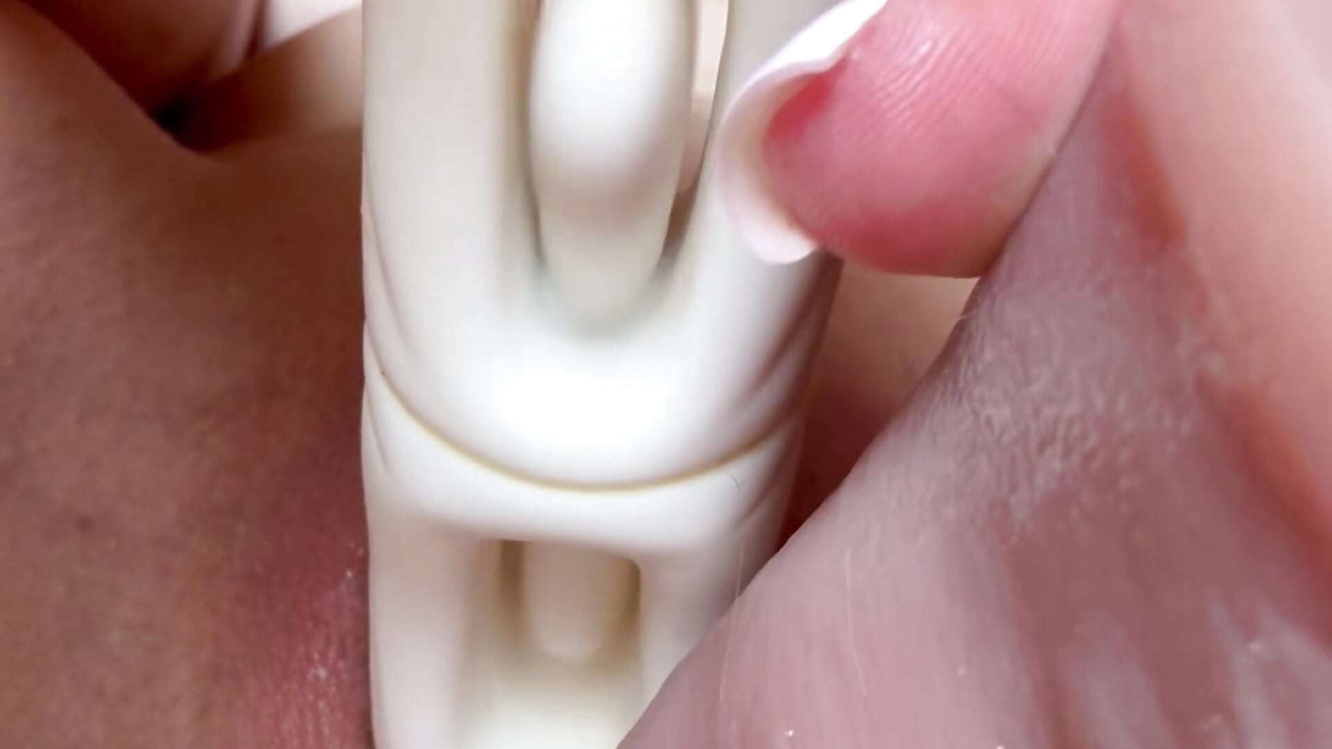 3 toys in pussy, dildo, lush, vibrator, orgasm, juice on the fingers