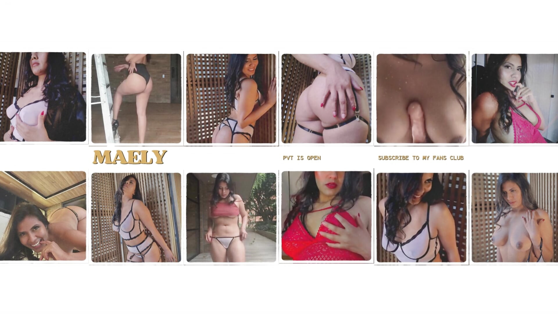 Collage 😋 - video van MaelyDoll cam-model