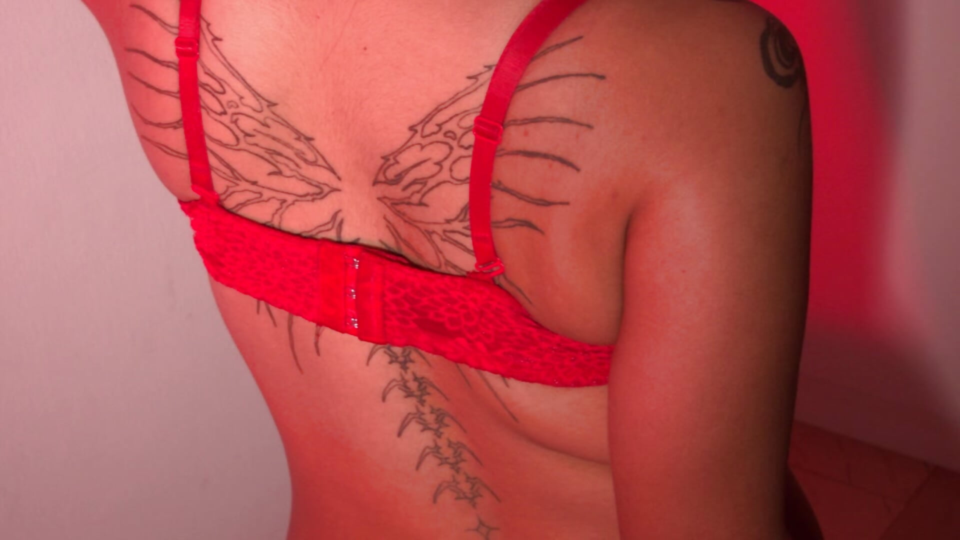 Red lingerie Perfect Body Pics Compilation - video by GiaRedd cam model