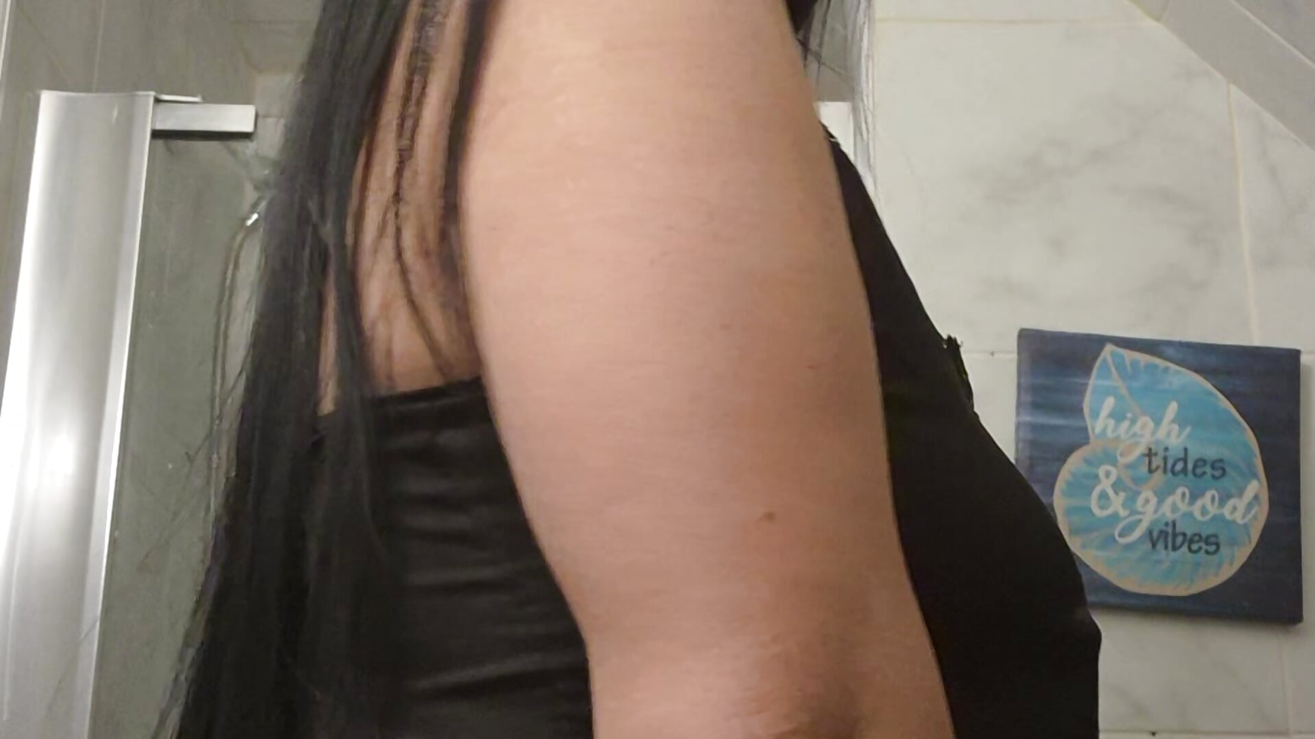 En pijama mor - clip cu CAMILAcalderon0219 model videochat