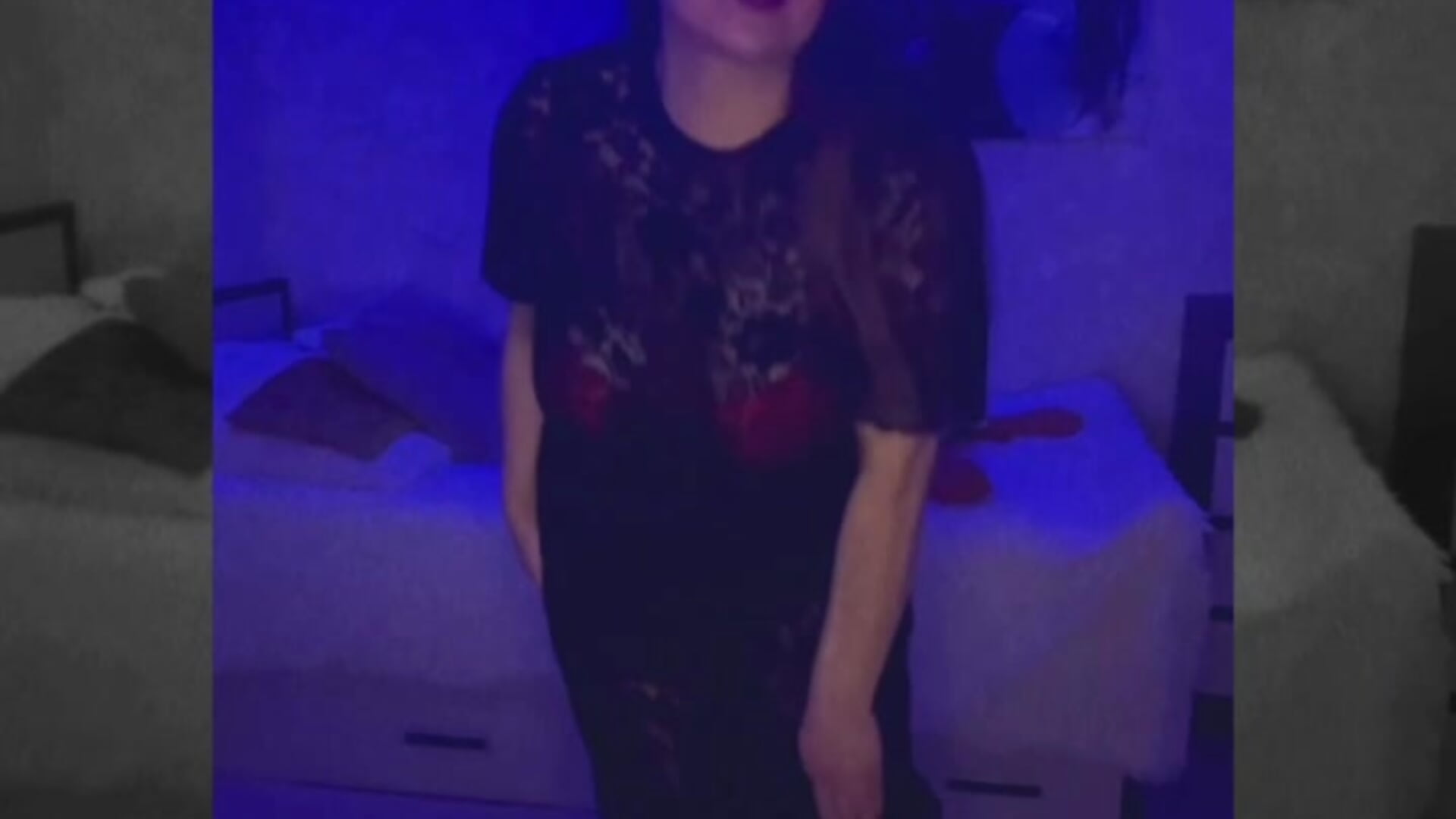 Mysterious strip in red - video by AgathaMyers cam model