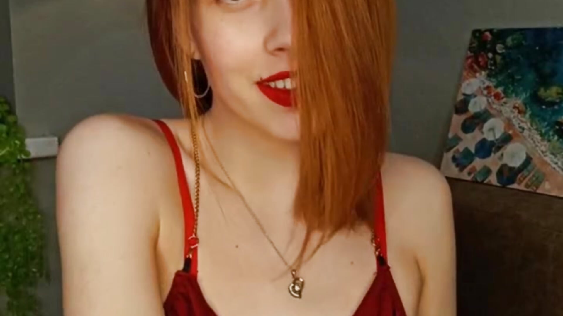 Red is my color - video by RossanaDemichelis cam model