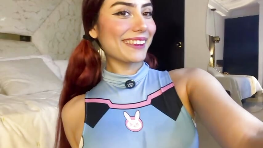 “Cute cosplay… but I can be naughty too 😈” - video by Doll_kira_ cam model