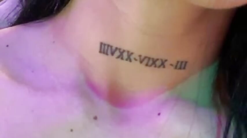 My tattoos ♥ - video by Camille_333 cam model