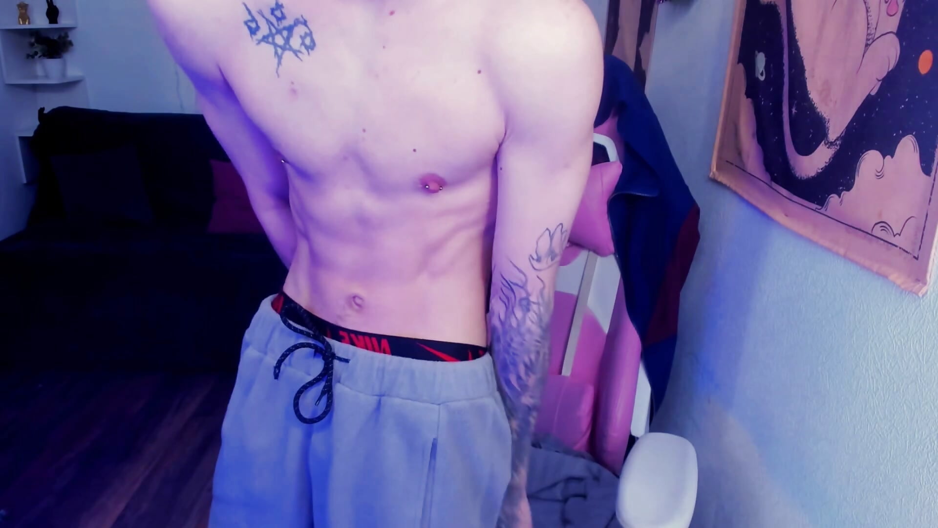 Tattoo on my body - video van Thomas_Norton cam-model