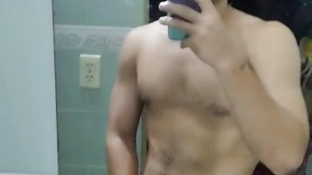 Stand plays with his cock - video by Lucy_slupyyy_hard cam model