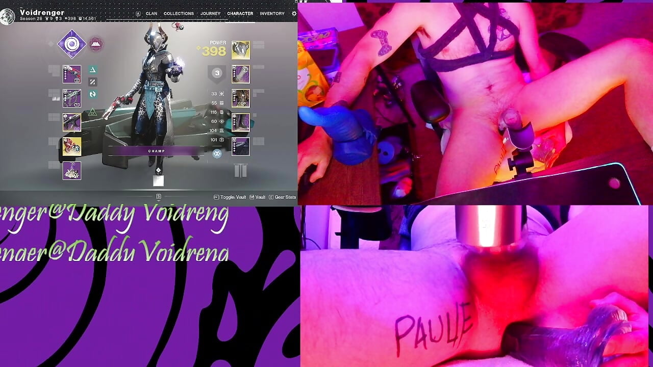 06/14 Destiny - clip cu DaddyVoidrenger1 model videochat