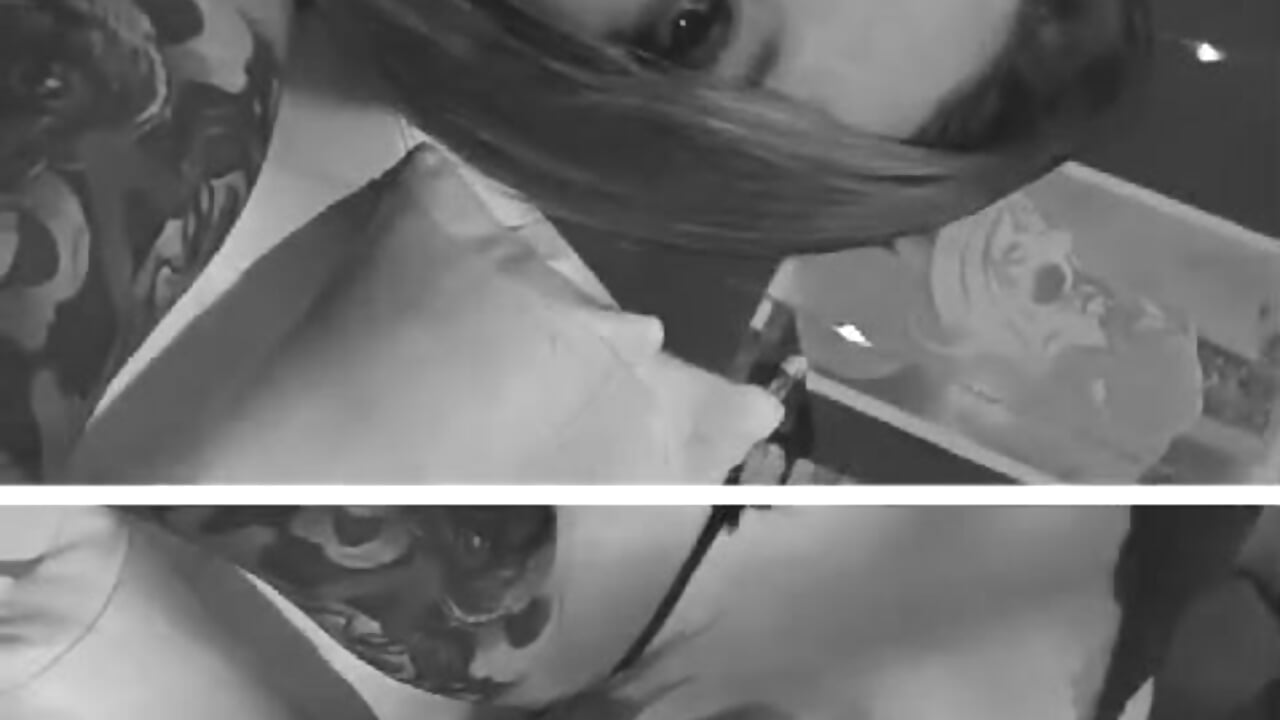 black and white - vídeo de la modelo de cam Delilahh