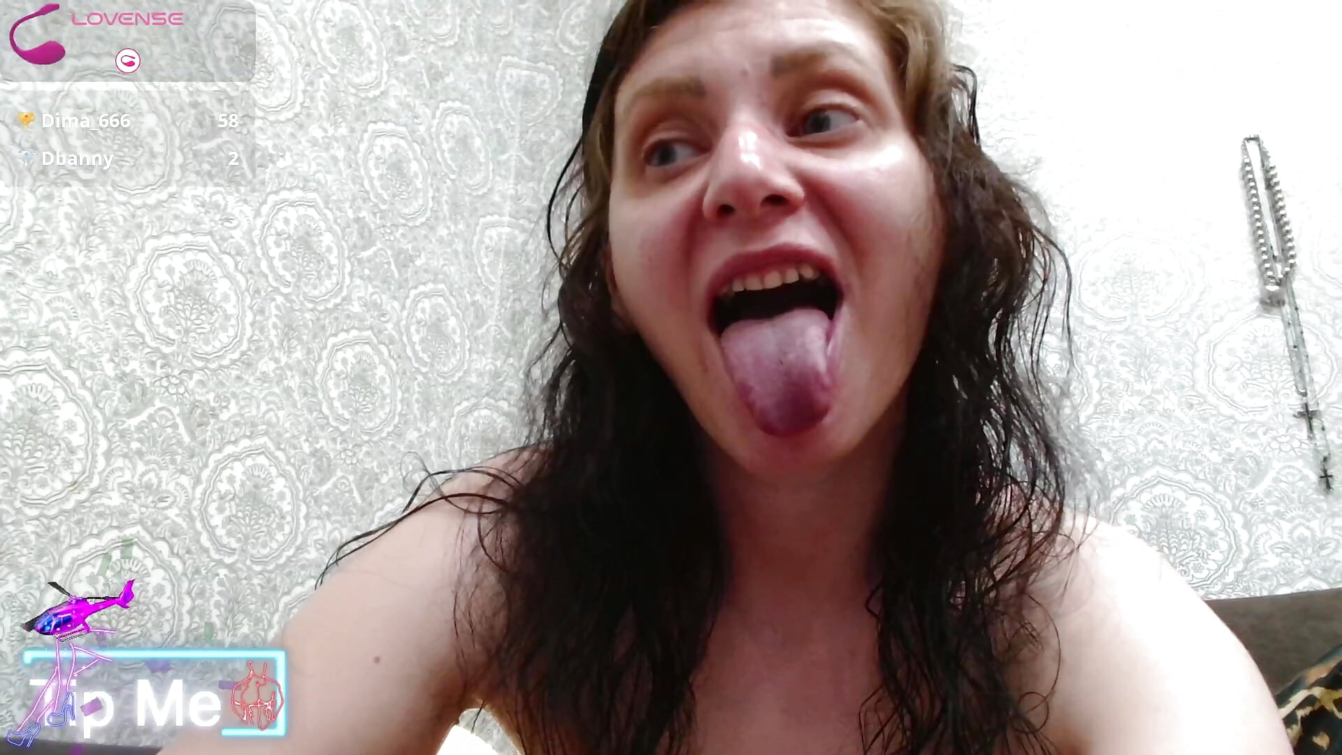ахегао)))********************** язычек мой - video by Ophyrix cam model