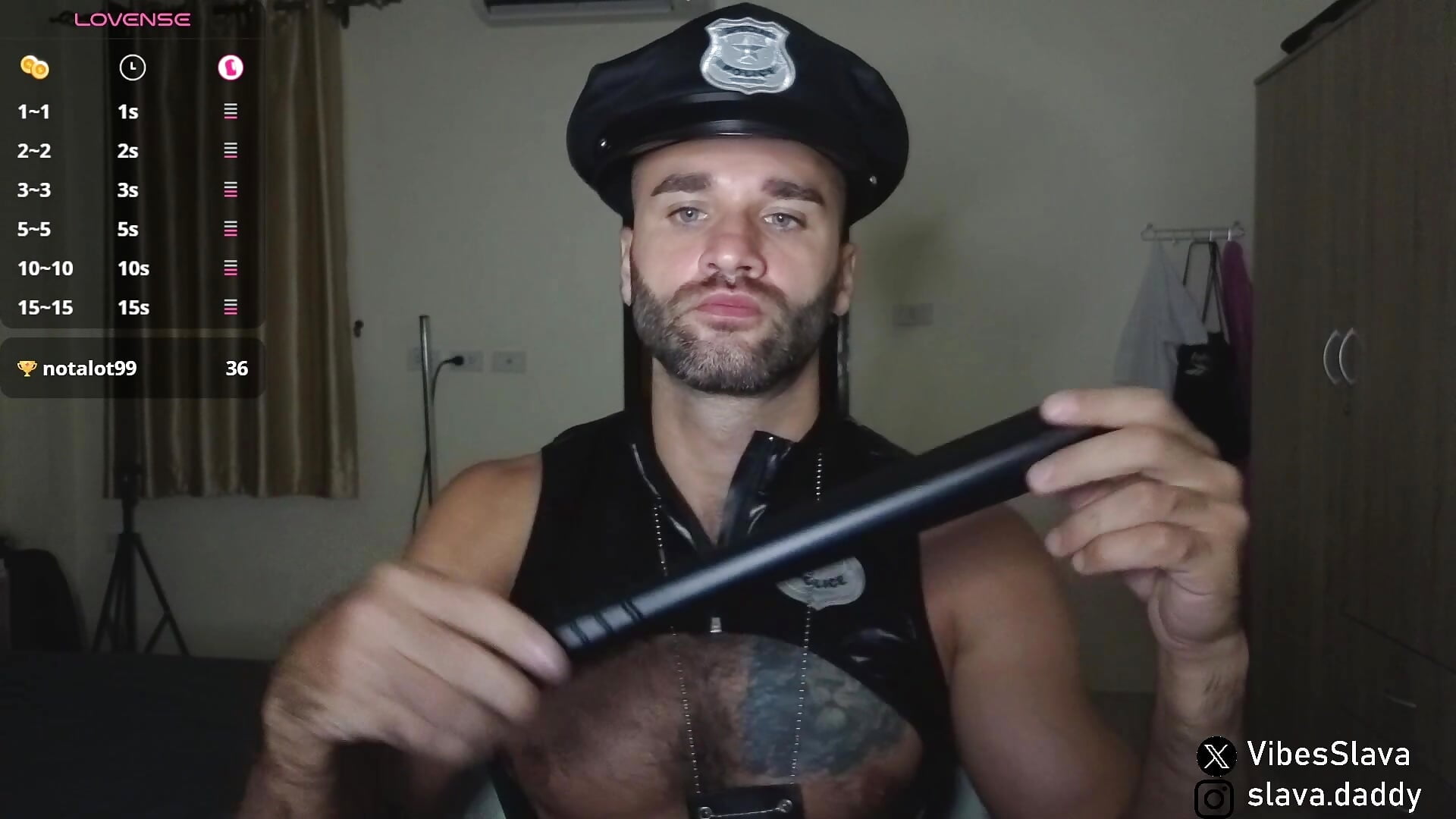 Officer Dance - video by DaddySlava cam model