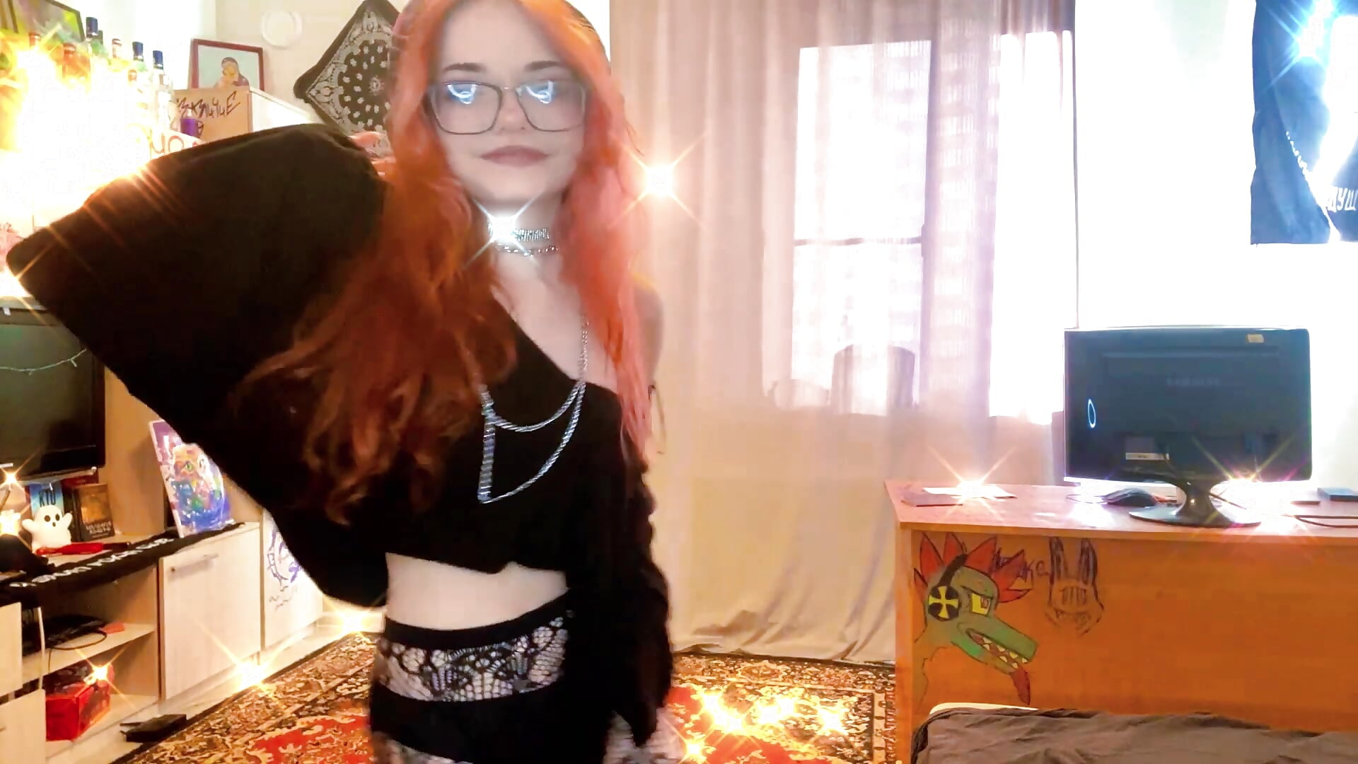 OMG AN EDIT WITH ME! - فيديو من RedHeadCat موديل الكام