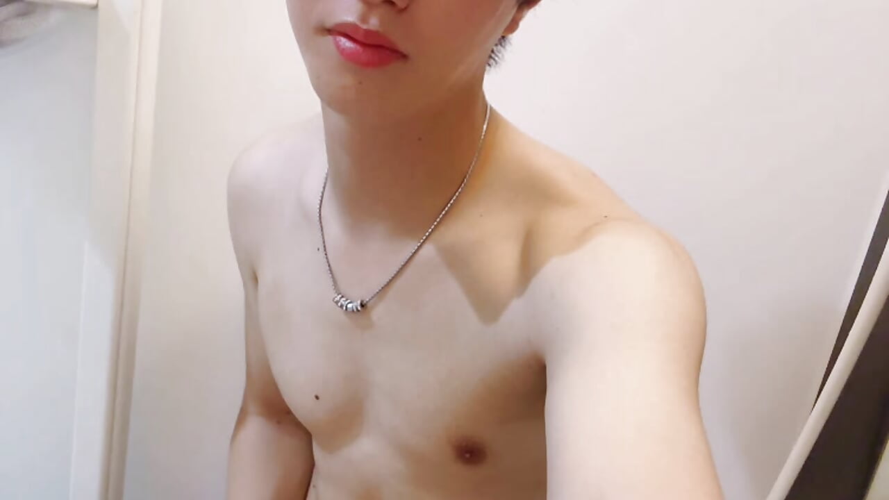 朝活配信後顔出しちんちん